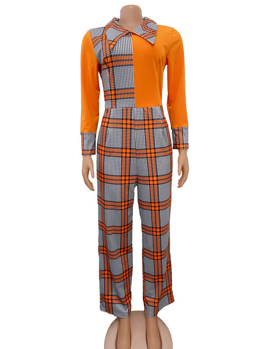 Jumpsuit Elegante con Costuras de Contraste y Piernas Anchas - Image 10