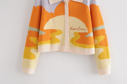 Cardigan Retro de Punto para Mujer - Chaqueta Vintage Elegante - Image 3