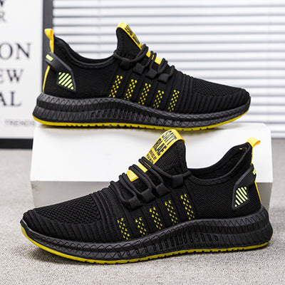 Zapatos Tejidos Voladores para Hombre - Comodidad Otoñal - Image 5