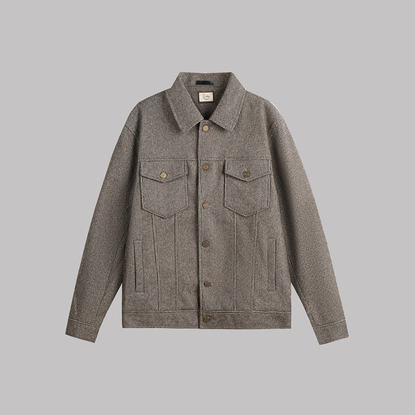 Saco Cuadros Hombre Solapas Slim