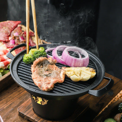 Parrilla Antiadherente Compacta para Interiores