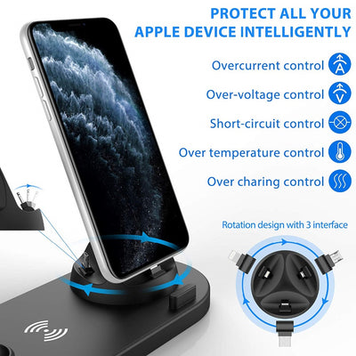 Soporte de Carga Triple para Apple Watch, AirPods y iPhone - Image 6