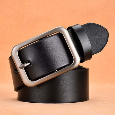 Cinturón de Cuero para Hombre con Hebilla de Pasador - Image 26