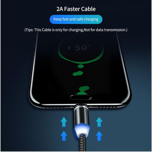 Cable de Carga Magnético LED Compatible con Apple 1m - Image 3
