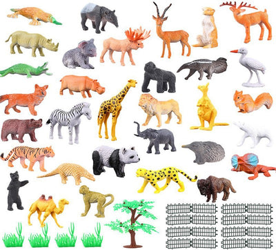 Set de 53 Piezas de Animales en Miniatura del Mundo Animal - Image 8