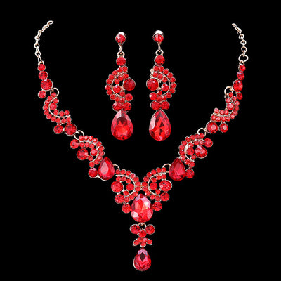 Conjunto de Collar de Diamantes para Novia - Joyería de Moda Elegante - Image 10