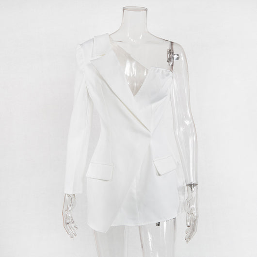 Blazer Asimétrico Escote V Profundo - Image 59