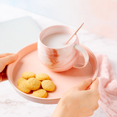 Taza de Cerámica Marmolada para Parejas - Desayuno Elegante en Casa - Image 8
