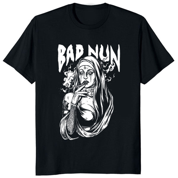 Camiseta Monja Demoniaca 3D Unisex - Estampado Impactante para Hombre y Mujer