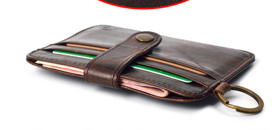 Cartera de Cuero Compacta para Licencia de Conducir con Bolsillo - Image 6
