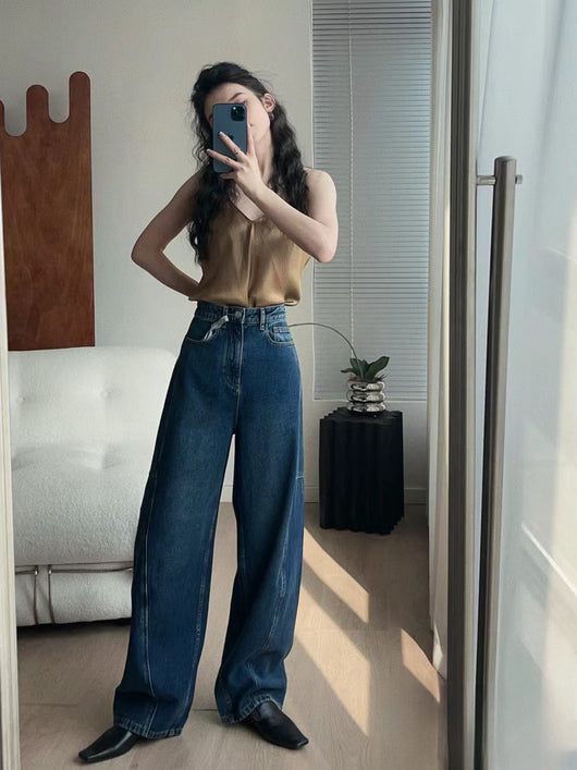 Jeans Banana Curve Deconstruidos con Corte Suelto - Image 24