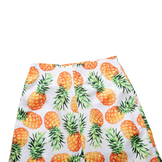 Bañador Europeo Estampado Piña - Pantalón de Playa Creativo - Image 2