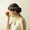 Diadema Nupcial con Perlas y Cristales para Boda