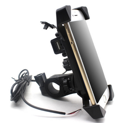 Soporte Moto Universal con Cargador Rápido Integrado