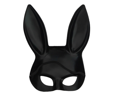 Máscara Facial Negra con Orejas de Conejo - Estilo Fashion - Image 12