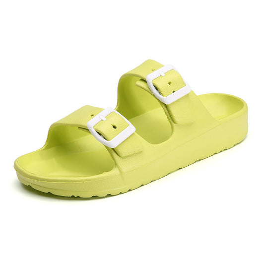 Sandalias y Pantuflas Hombre Talla Grande Blancas para Pareja - Zapatos de Playa - Image 3
