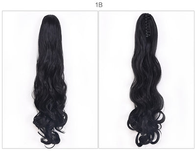 Coleta Postiza Rizada con Pinza de Garra - Extensión de Cabello Instantáneo - Image 5