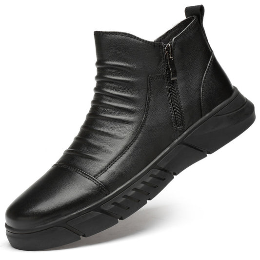 Zapatos de Cuero Genuino Térmicos para Hombre