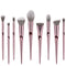 Set de 10 Brochas de Maquillaje con Mango Largo
