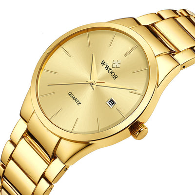 Reloj de Acero Inoxidable para Hombre con Movimiento de Cuarzo