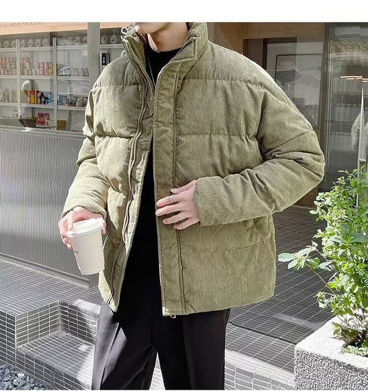 Chaqueta Acolchada de Algodón para Hombre - Estilo Deportivo y Casual - Image 24