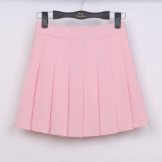 Falda Plisada Blanca de Cintura Alta Estilo Colegiala Japonesa - Image 16