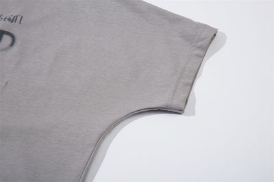 Camiseta de Algodón Puro con Diseño de Sombra Creativa para Hombre - Image 11