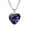 Women's Zodiac Heart Pendant Necklace Taurus