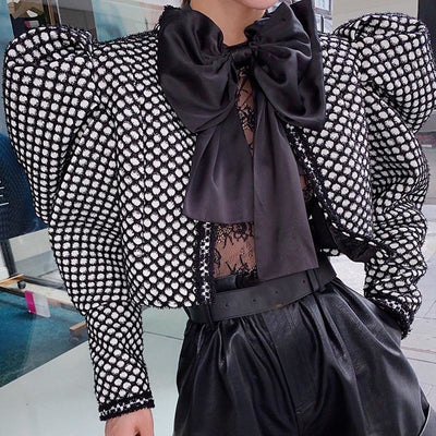 Chaqueta Slim con Mangas Puff - Image 6