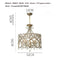 Neutral Light 5 Lights Silver Retro