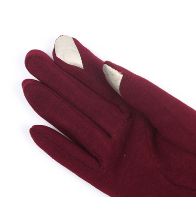 Guantes Térmicos de Invierno para Mujer con Pantalla Táctil y Lazo Decorativo - Image 3