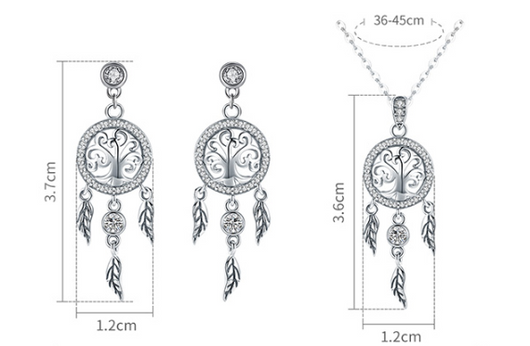 Aretes Atrapasueños Plata 925 Hipoalergénicos - Diseño Europeo Elegante - Image 5