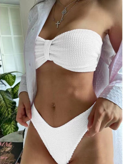 Bikini Verde de Cintura Alta con Detalles Calados - Colección Export - Image 7