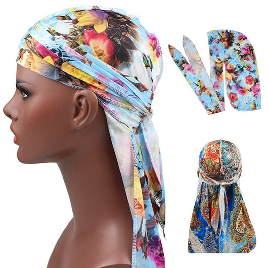Sombrero Pirata de Cola Larga con Estampado y Elástico Ajustable - Image 3