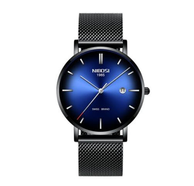 Reloj de Hombre Nibosi Elegante Acero Inoxidable - Resistente al Agua con Calendario - Image 28