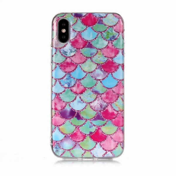 Funda para teléfono con diseño pintado y acabado esmerilado