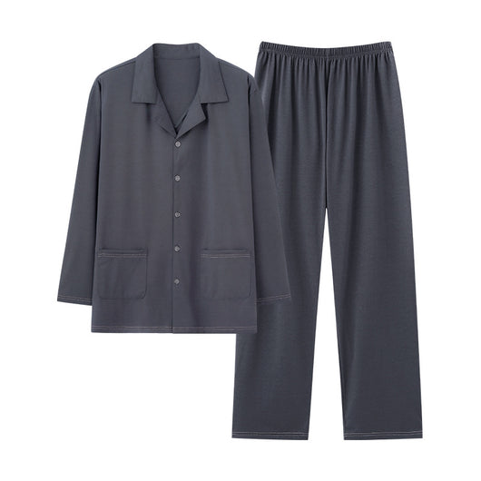 Pijama Cardigan Modal para Hombre - Conjunto Casual de Descanso - Image 5