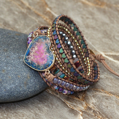 Pulsera de Cuentas Coloridas Artesanal - Image 7