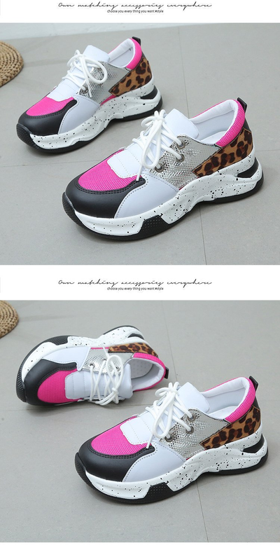 Zapatillas Deportivas Estampado Leopardo Mujer - Comodidad y Estilo - Image 30