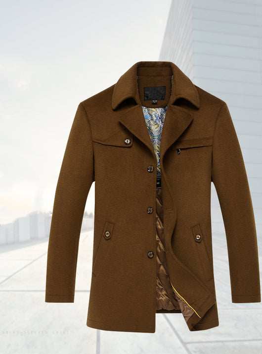 Abrigo Largo Casual para Hombre con Aislamiento Térmico - Image 10