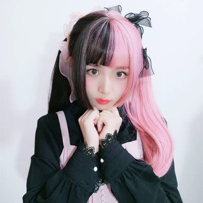 Peluca Larga Recta para Cosplay Anime - Cabello Sintético Premium - Image 4