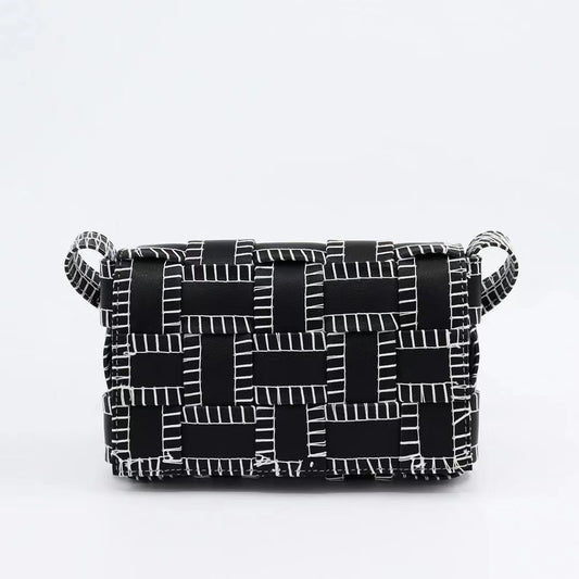 Bolsa de Tejido Artesanal con Bordado a Mano para Damas