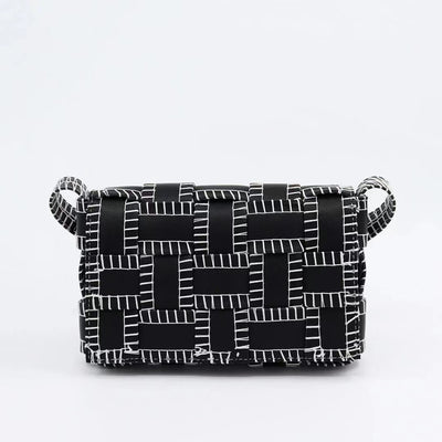 Bolsa de Tejido Artesanal con Bordado a Mano para Damas