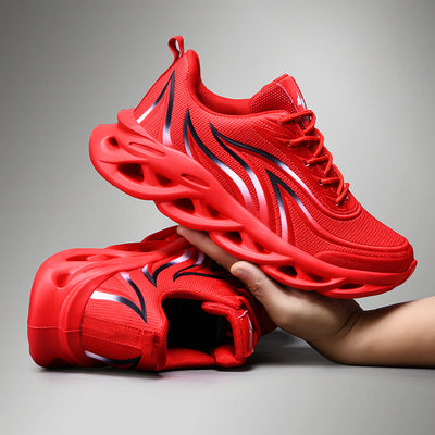 Zapatillas Deportivas para Hombre Malla Transpirable Rojo Coco - Image 9