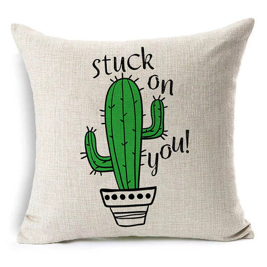 Funda de Almohada Decorativa con Letras en Blanco y Negro - Image 21