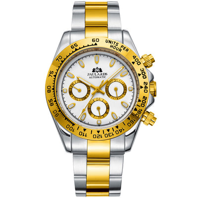 Reloj Automático Mecánico Multifunción Luminoso Azul Hielo para Hombre - Image 24