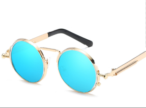Gafas de Sol Redondas Retro con Lentes Espejadas - Estilo Europeo Trendy - Image 6