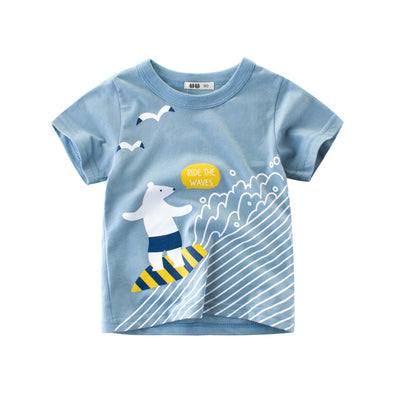 Camisetas de Manga Corta para Niños y Bebés