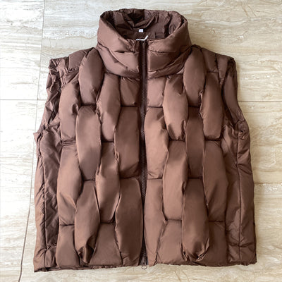 Chaleco de Algodón para Mujer con Cuello Tipo Street - Image 5