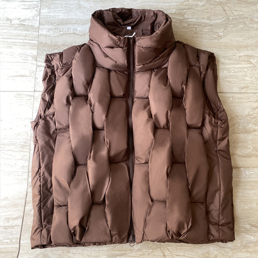 Chaleco de Algodón para Mujer con Cuello Tipo Street - Image 5